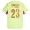 Maglia da Calcio Portiere Manchester City Champions of Europe Alternativa 2023-24 per Uomo